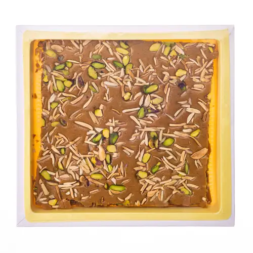 سوهان عسلی تخت مخلوط (پسته و بادام) (400 گرم)